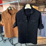 Süet Çıtçıtlı Gömlek