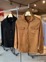 Süet Çıtçıtlı Gömlek - Görsel 3