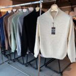 Zara Yarım Fermuar Triko